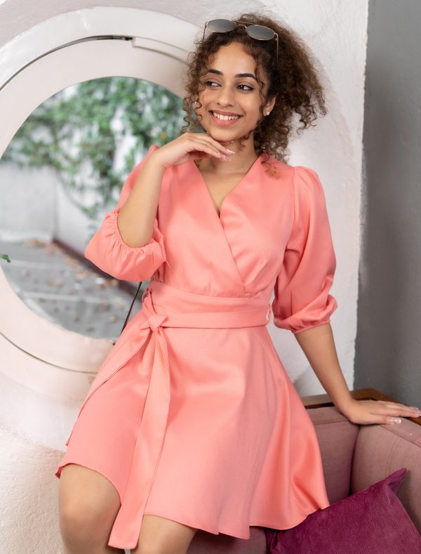 Ronelia Puff Sleeve Mini Dress - Image 3