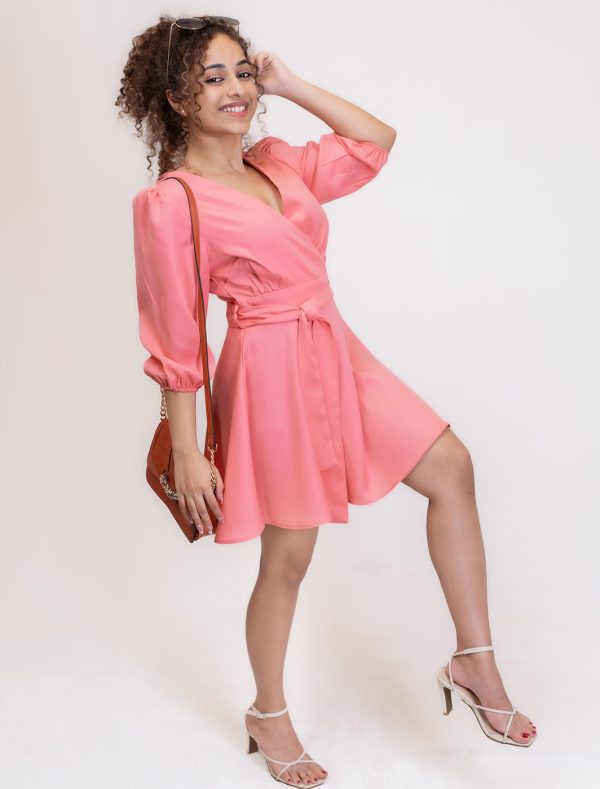 Ronelia Puff Sleeve Mini Dress - Image 4