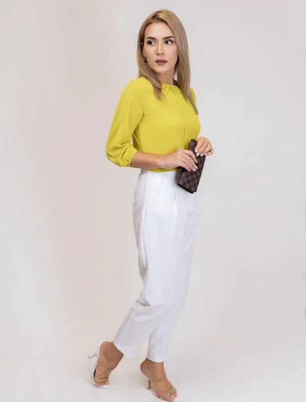 Elina Lime Green Top - Image 4