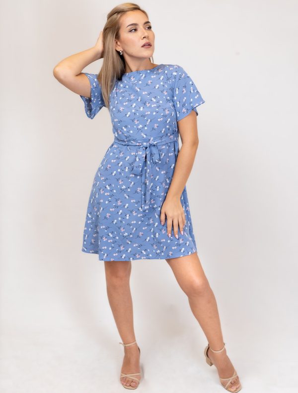 Aouli Butterfly Sleeve Mini Dress - Image 2
