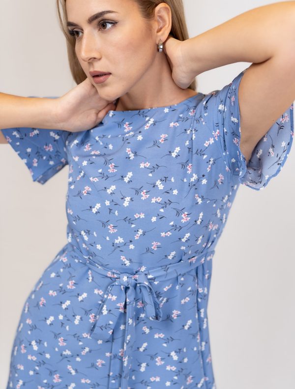 Aouli Butterfly Sleeve Mini Dress - Image 3