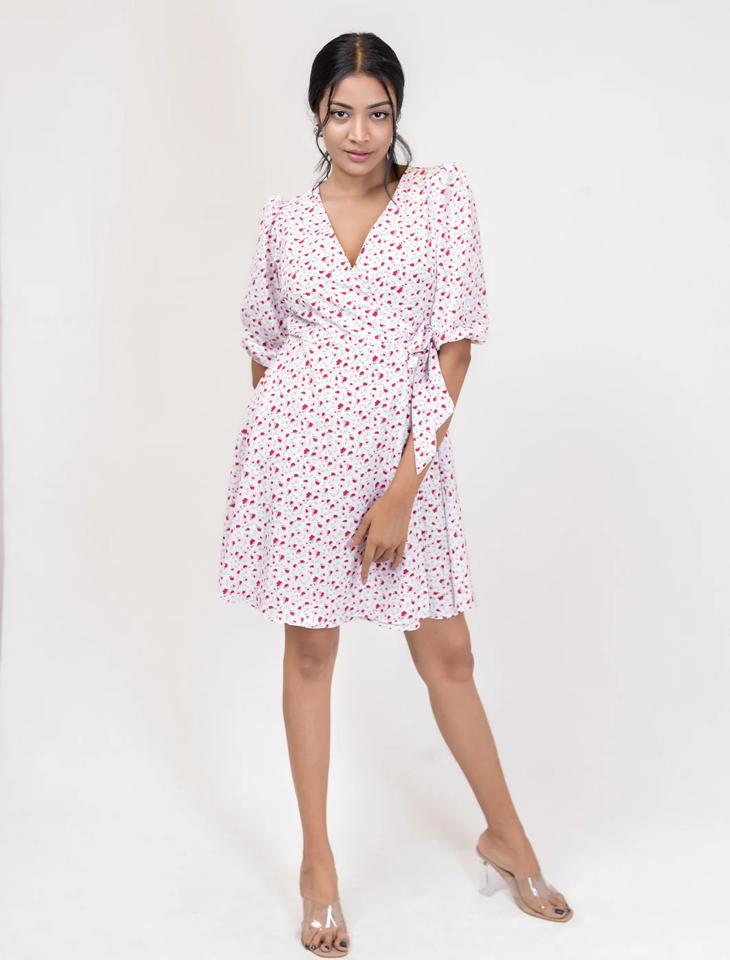 Nora Floral Wrap Dress