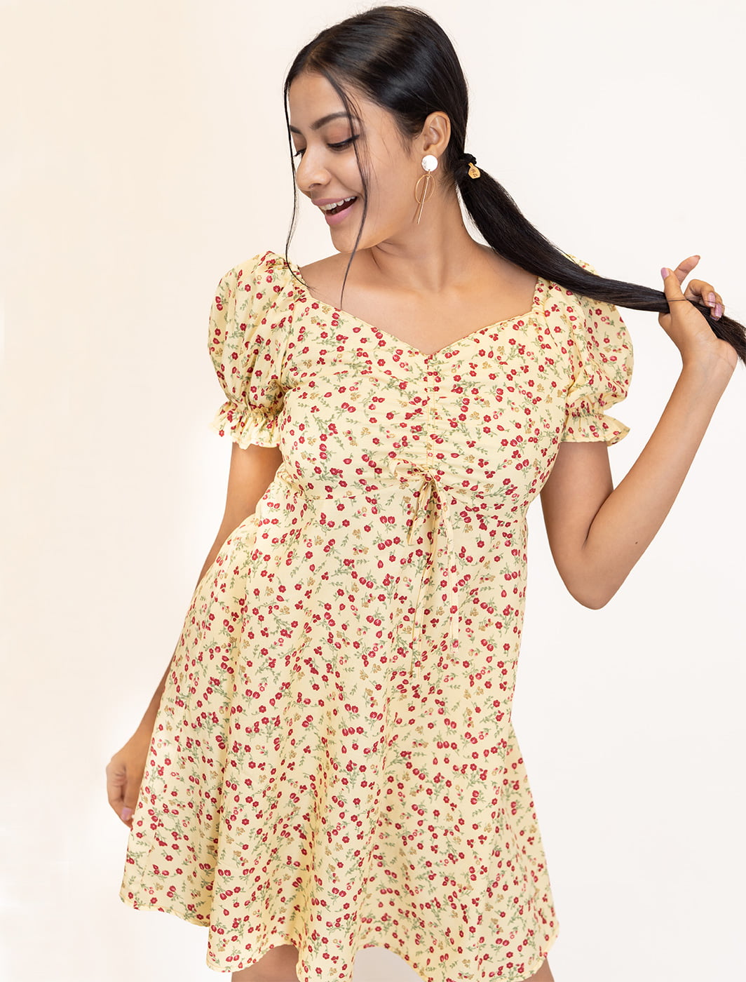Clara Printed mini Dress