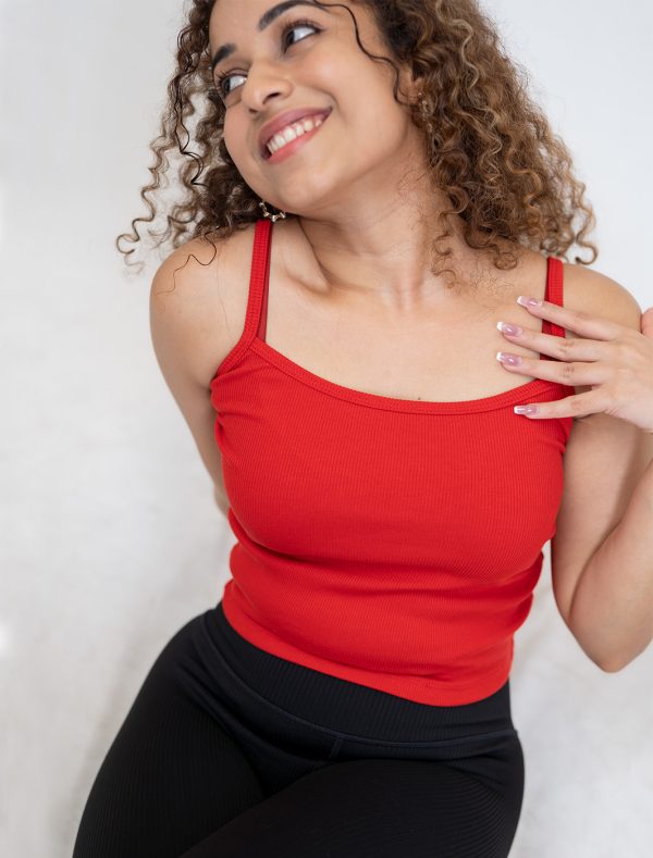 Hazel Rib Crop Top - Image 3
