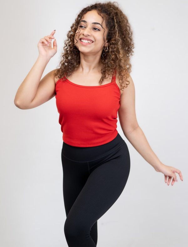 Hazel Rib Crop Top - Image 4