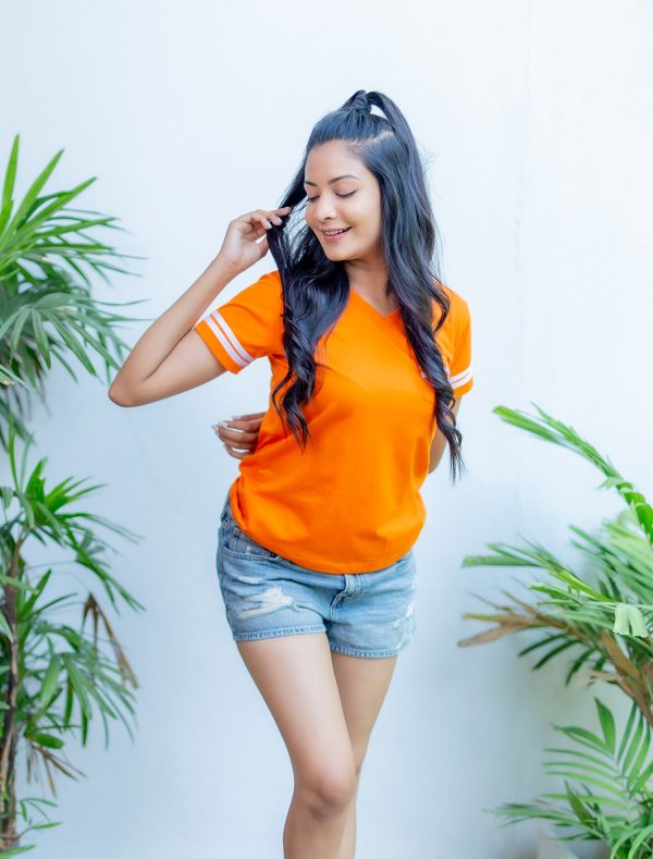 Melissa Vneck Tee - Image 2