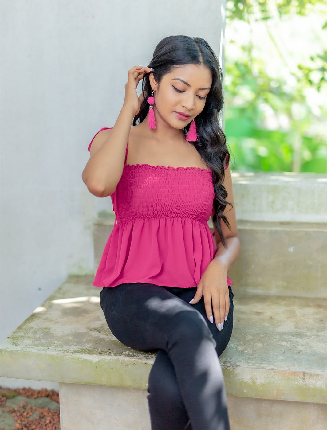 Kaylee Smock Top